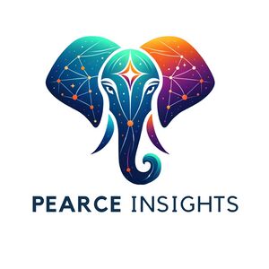 Multi colored Elephant logo for Pearce Insights